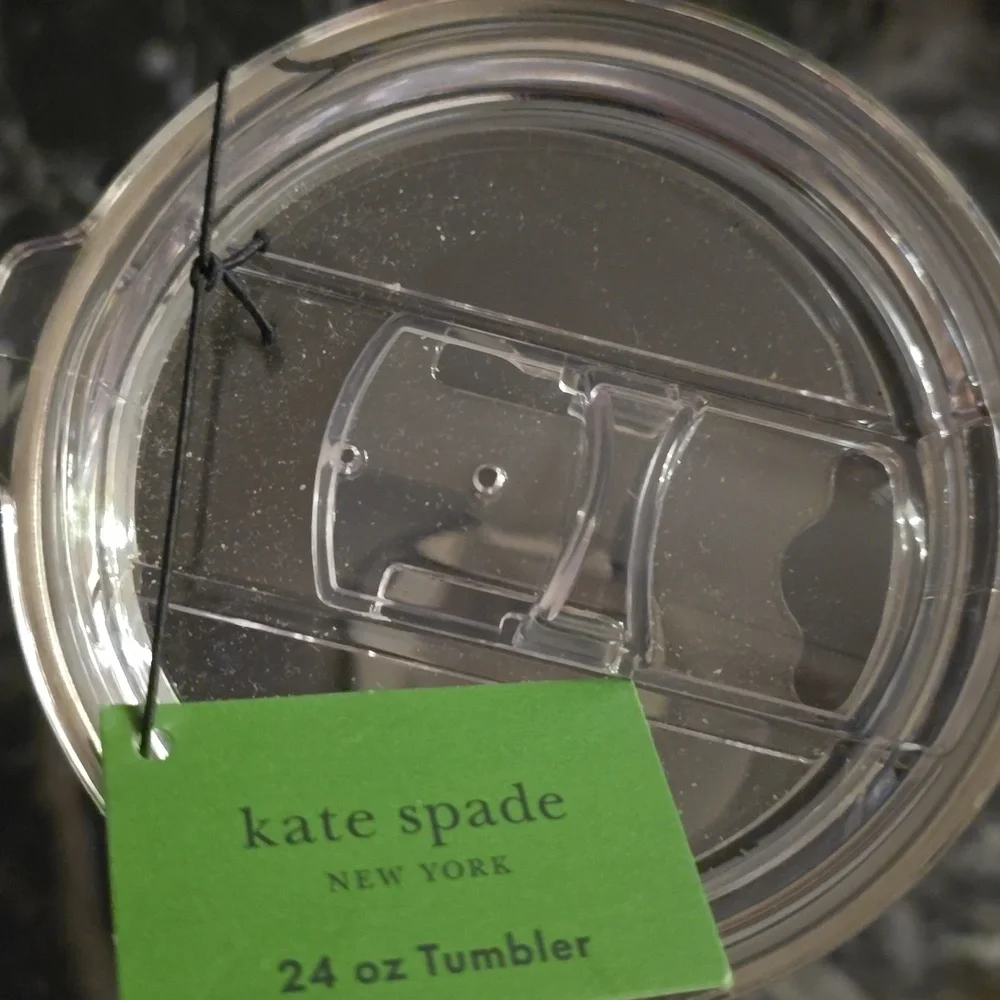 ♥️BUY 2 GET 1 FREE  Kate Spade New York Brushed Floral Stainless Steel Tumbler - Picture 4 of 9